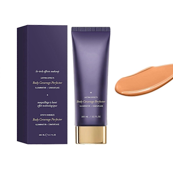 Body Coverage Perfector, Tatuering Täckande Smink Vattentät, Överföringssäker Concealer Kroppsmakeup, Långvarig Kroppsfoundation GS Deep Radiance