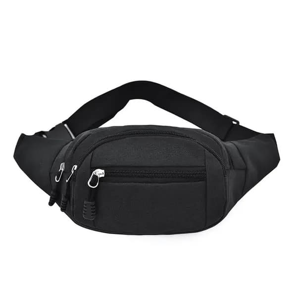 Mavetaske med flere rum Sort Sort 1-pak Sort