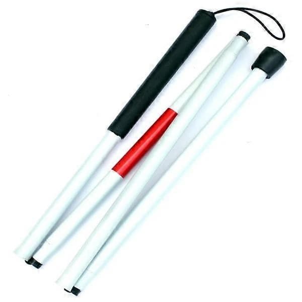 Blindestok, hvid stok, vandrestok til blinde, foldbar