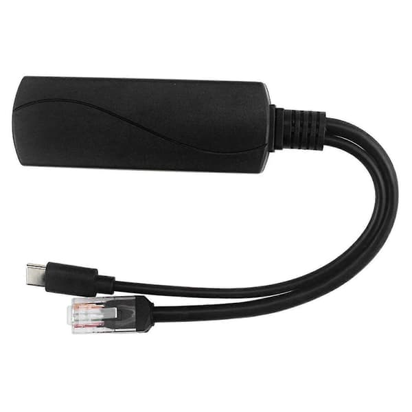 Poe Splitter Usb-c 5v Gigabit Poe Usb-c Adapter Ieee 802.3af Kompatibel Til Ip - YX