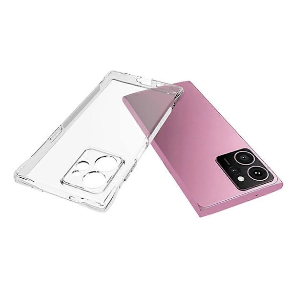HMD Skyline TPU-skal för telefon, halkfritt, transparent, mobilskal