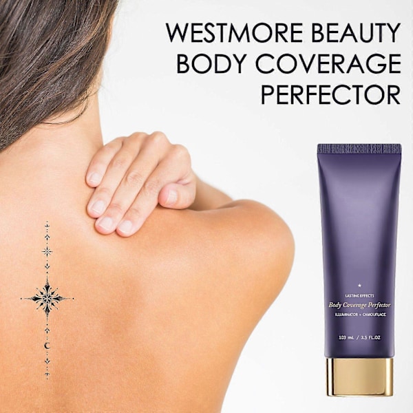 Body Coverage Perfector, Tatuering Täckande Smink Vattentät, Överföringssäker Concealer Kroppsmakeup, Långvarig Kroppsfoundation GS Deep Radiance