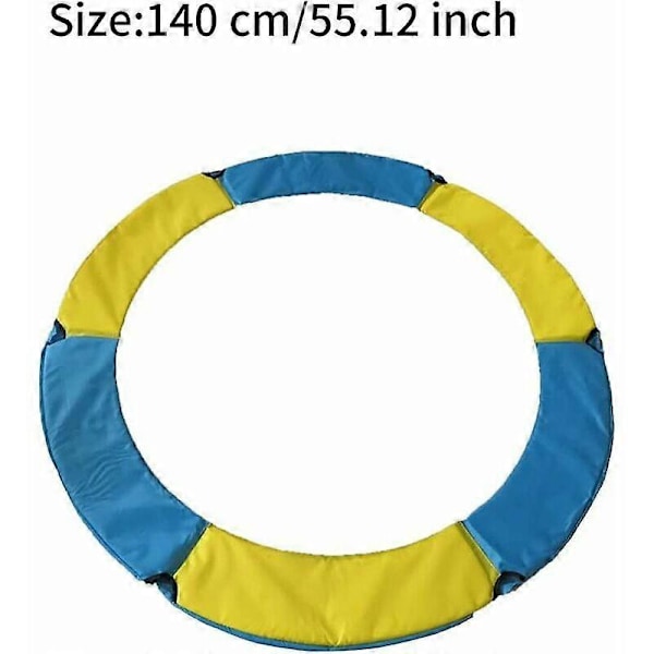Trampolinskydd, Skum Säkerhetsskyddande Fjäderskydd för Trampolinskydd mot Väder och Skräp Diameter 140cm