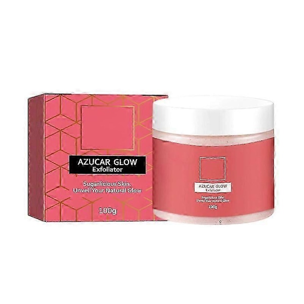 Glow Exfoliator, Exfolierande Skrubb för Ansikte, Sockerskrubb för Ansiktet, Gör Huden Mjuk, Förbättrar Hudens Struktur, Exfolierar Skonsamt 1Pcs