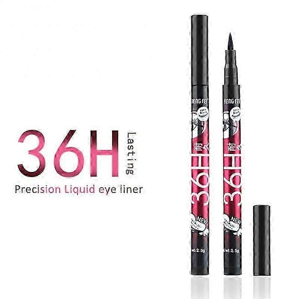 1 st Svart Flytande Eyeliner Snabbtorkande Vattentät Långvarig Flytande Eyeliner