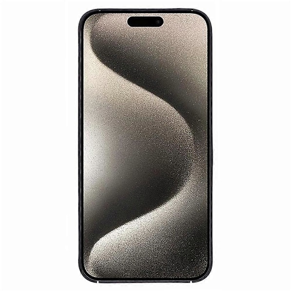 iPhone 16 Pro Kuori 1500D Karkea Tekstuuri Aramidikuitu Puhelinkotelo Tarkka Leikkaus - Musta GS