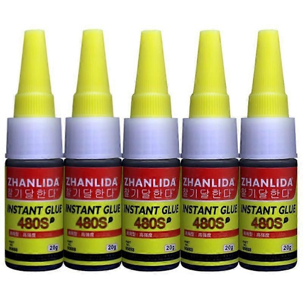 480 Svart Lim Bil Däck Starkt Reparationslim Universal Lastbil Motorcykel Cykel Innerslang Punktering Snabb Reparationslim Agent GS 5pcs