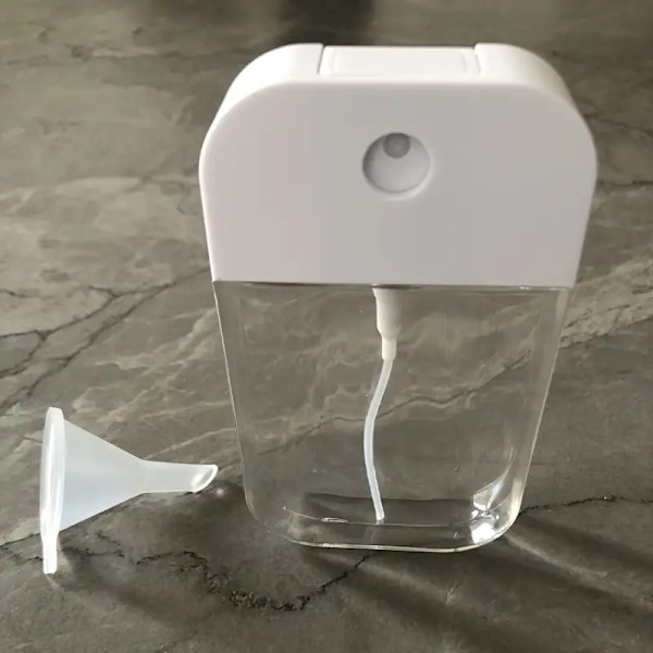 Kompakt 50 ml sprayflaska kit för rengöring, parfymer och repellenter - inklusive tratt, perfekt för resor och hem GS