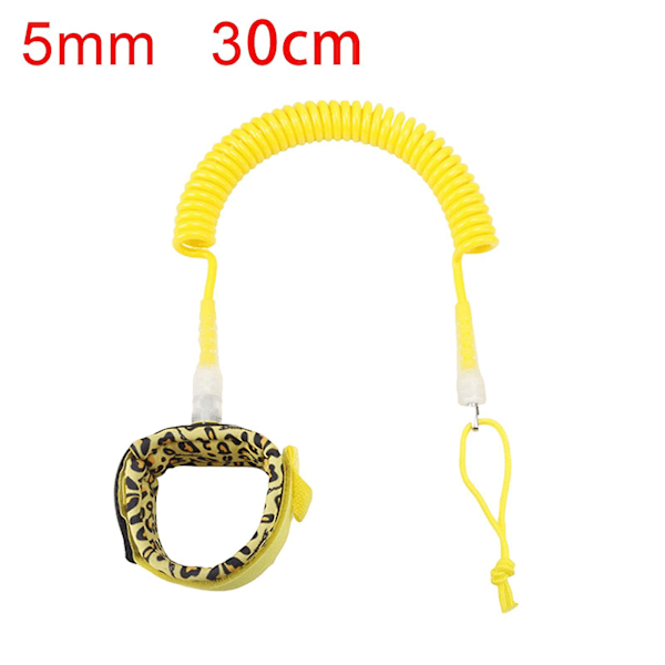 Surfkoppel 10ft TPU Elastiskt för SUP Surfbräda Alla Vattensporter Röd[D] Yellow