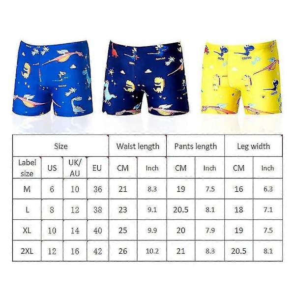 Barn Badbyxor Poolshorts Badbyxor Strandkläder Tecknad G Blue XL