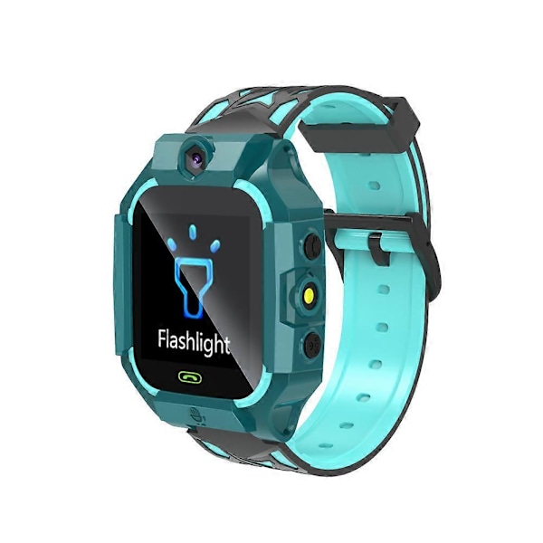 Ny Smart Klocka Barn LBS Baby Telefon 2G Klocka Kamera SOS PK Q02 Q12 Q15 Barn Smartwatch Android Ios för Pojkar Flickor Presenter Green
