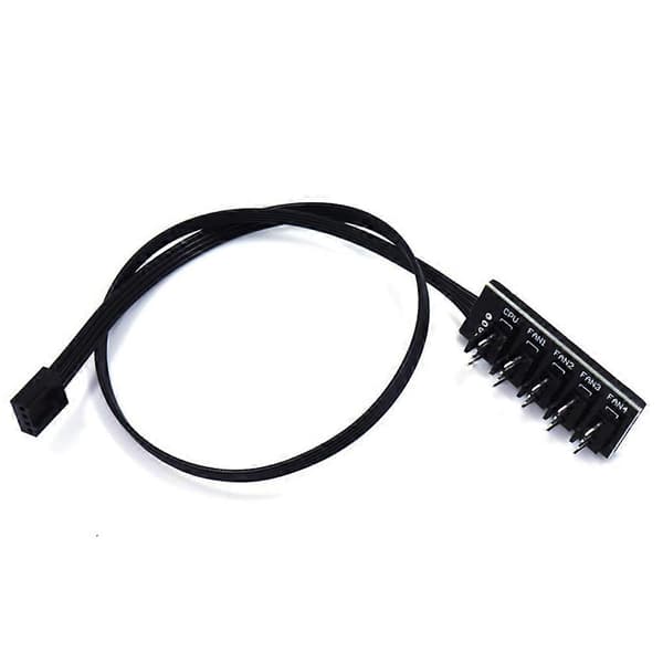 1 til 5 4-bens PWM-kabel, der styrer komponenter, modificeret komponent-hub-adapter