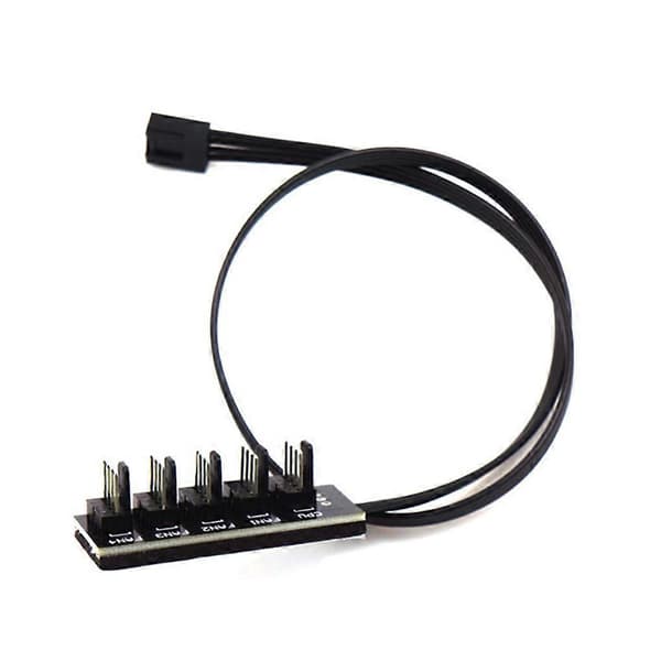 1 til 5 4-bens PWM-kabel, der styrer komponenter, modificeret komponent-hub-adapter