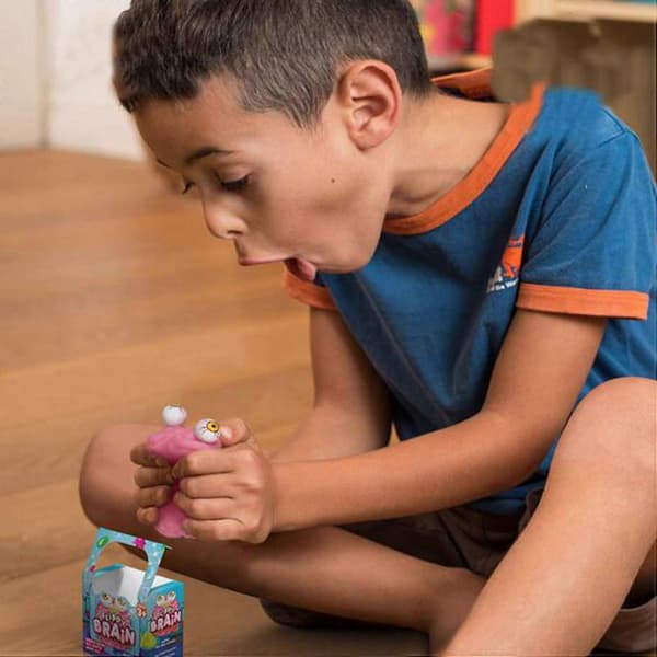 2X Flippy Brain Squishy Eye Popping Squeeze Fidget Leker Kule Ting Prank Gadgets Stresslindring Sensorisk ADHD Autisme Leketøy