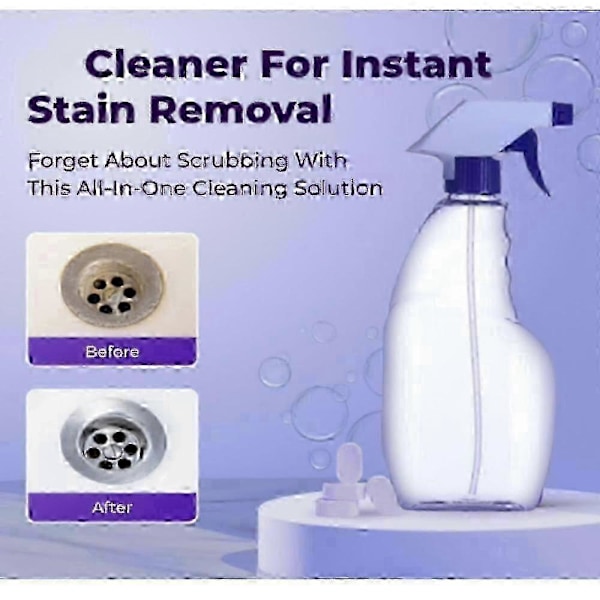 Cleanlix-puhdistusaine välittömään tahranpoistoon, Cleanlix-suihke puhdistustableteilla 18pcs