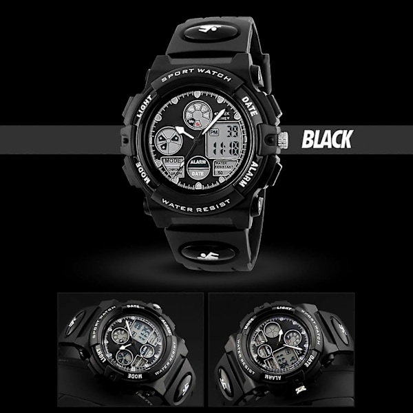 SKMEI 1163 Klockor Barn Utomhus Sport Barnklocka Digital Quartz Armbandsur för Pojkar Flickor Klockor GS style 2