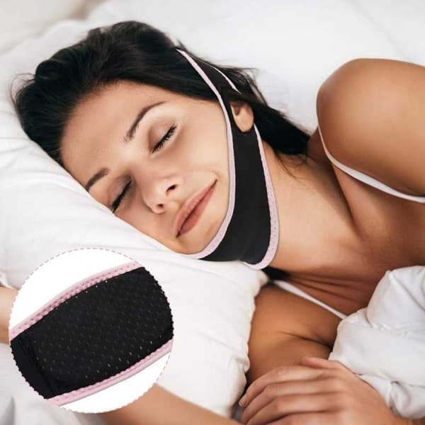 Anti-snorke- og ansiktsløftmaske