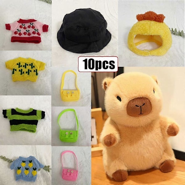 Adorkable Capybara Gosedjur Utklädningsleksak Kontor Sovrum Prydnadskudde