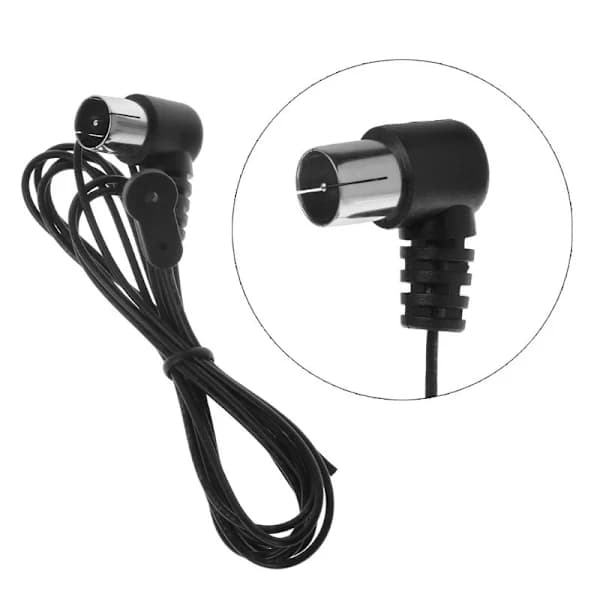 FM Stereo Radio Antenne 75 Ohm Hanstik Indendørs Adapter Til JVC