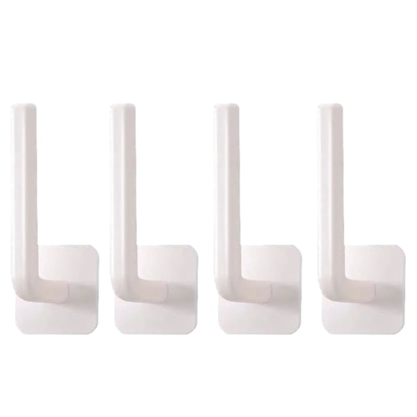 1/2/4 st Punch-Free Hattställ â€‹Krokar Set Hushåll Vattentät Vägg Hängare för Sovrum Hem 4pcs