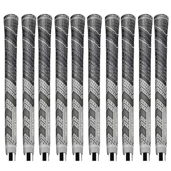 10 kpl Golf Pride MCC PLUS 4 -golfgrippejä vakiokoko Grey