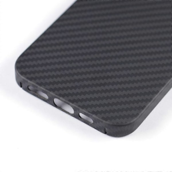 iPhone 16 Pro Kuori 1500D Karkea Tekstuuri Aramidikuitu Puhelinkotelo Tarkka Leikkaus - Musta GS