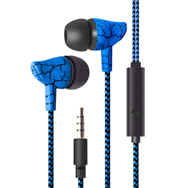 Hörlurar med mikrofon, in-ear-hörlurar, trådbunden volymkontroll green One-size