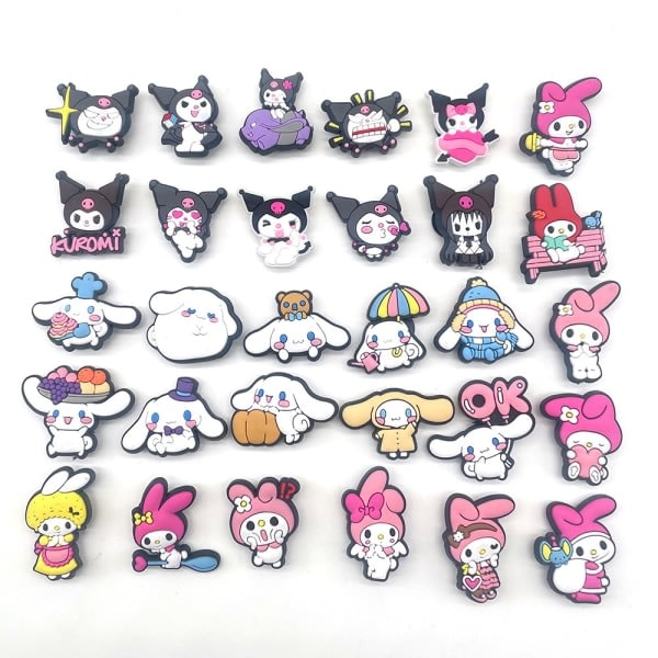 30 kpl Sanrio-sarjan Melody kanelikoiran Kuromi-tossut GS
