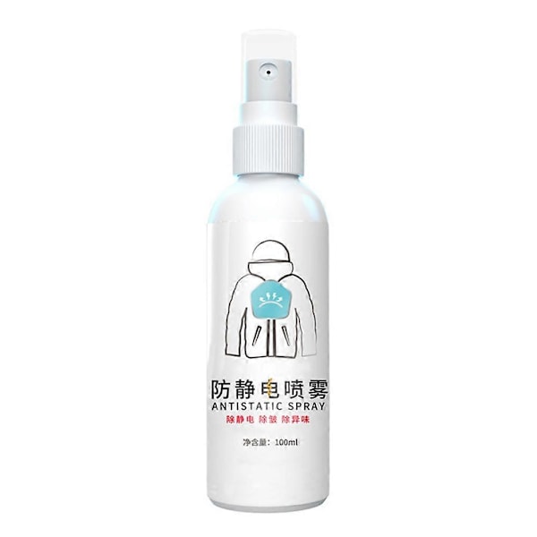 1-3 st Multifunktionell Antistatisk Spray 100ml Statisk Dödar Spray Klädvård Statisk Spray 3pcs