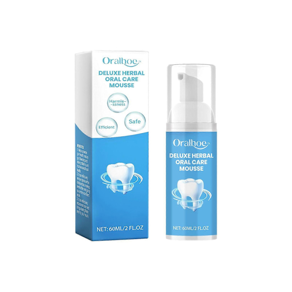 Oralhoe Suunpuhdistusvaahto Hampaiden Puhdistus Valkaisu Raikas Hengitys Vaahtopuhdistus 60Ml