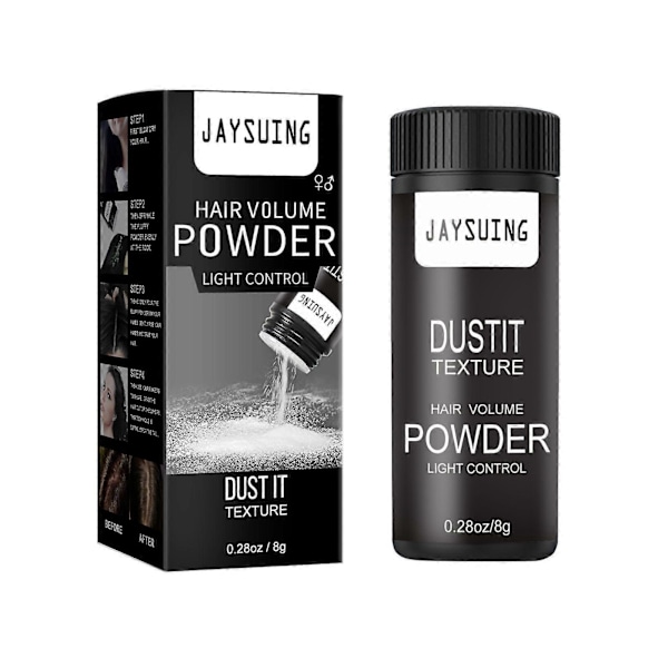 Jaysuing Hår Volympuder Herr- och Dam Hårstyling Vård Tvättfri Volym Uppfriskande Mild Volympuder 8G