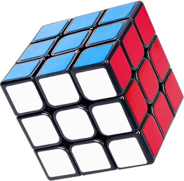 Professionell Speed Cube 3x3x3, Iave Hållbara Smidiga Pusselleksaker Bärbara