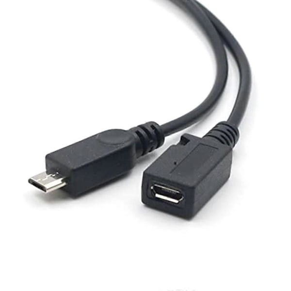 Micro USB En till Två OTG Datakabel Med Strömförsörjningsport 2-Pack[D]
