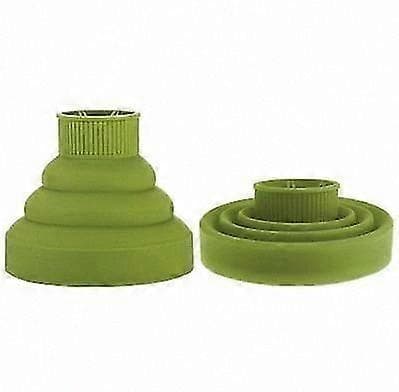 Universell sammenleggbar hårfønerdiffuser for krøller og styling green