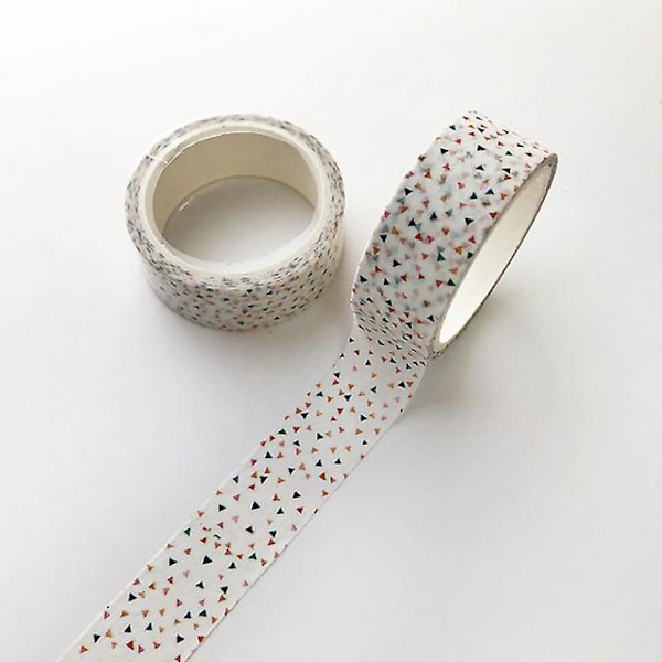 Färgglad Washi Tejp Multifunktionell Självhäftande Dekoration DIY Scrapbooking Washi Tejp Broken Points