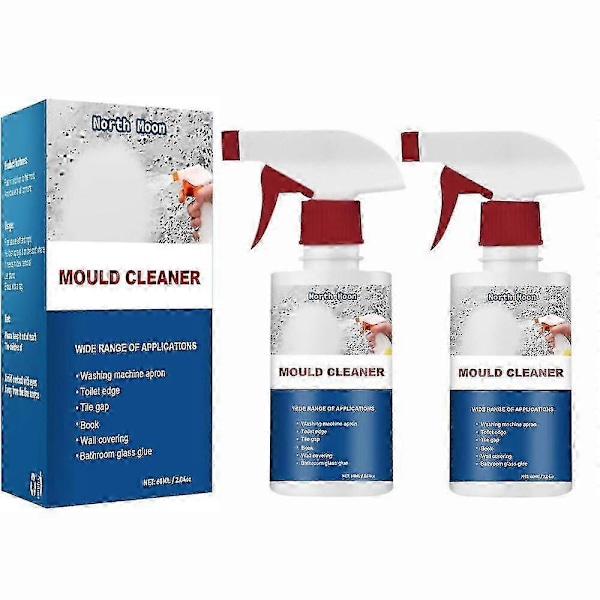 Väggmögelborttagare Mögelborttagningsspray Aktiv Mögelborttagningsskumspray Långvarig Effekt Väggmögelborttagare 2pcs