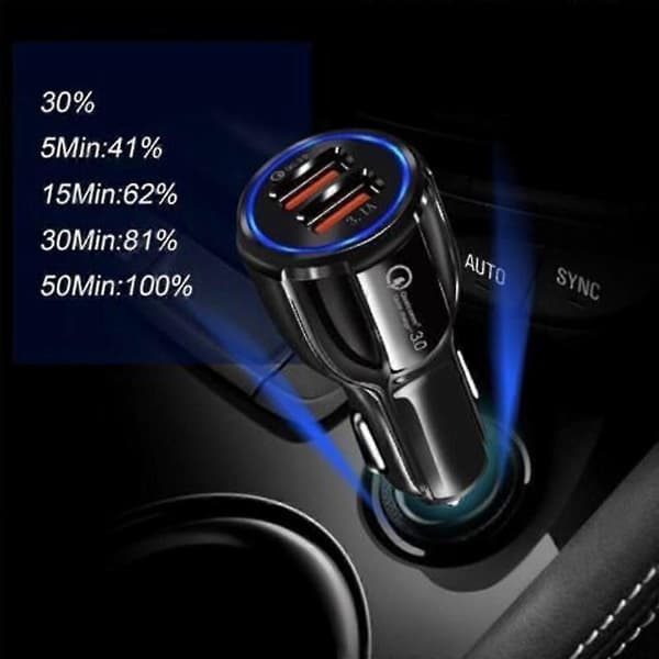 Autolaturi pikalataus 3.0 iOS/Android 35W autoon
