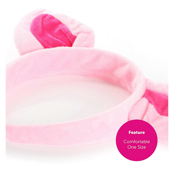 Gris Kostym Tillbehörskit - Rosa Grisöron på Hårband, Falsk Grisnäsa och Grissvans - One Size Passar De Flesta Vuxna