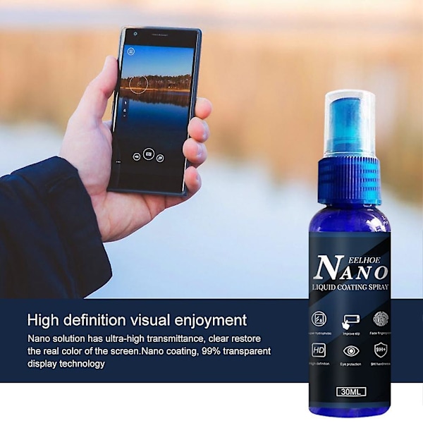 Nano Screen Protector Coating - Scratch Resistant, Anti Fingerprint