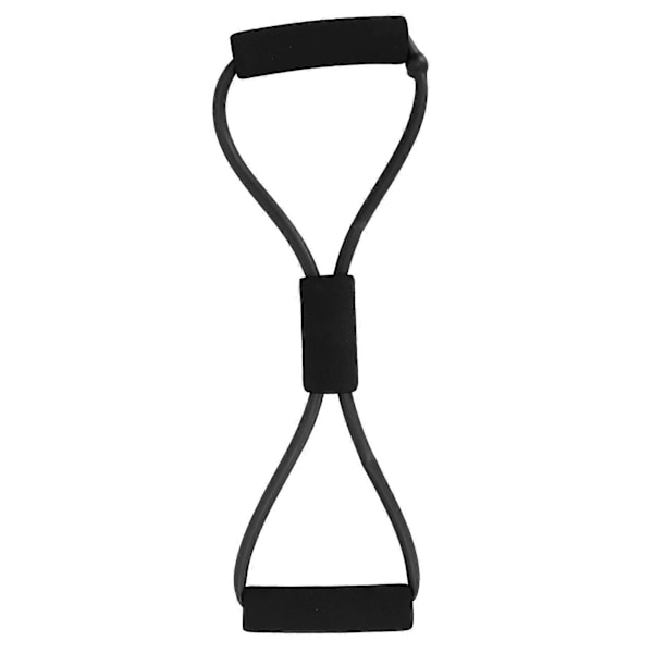 Motståndsband för kroppsträning, elastiskt stretchband för hemmaträning, svart