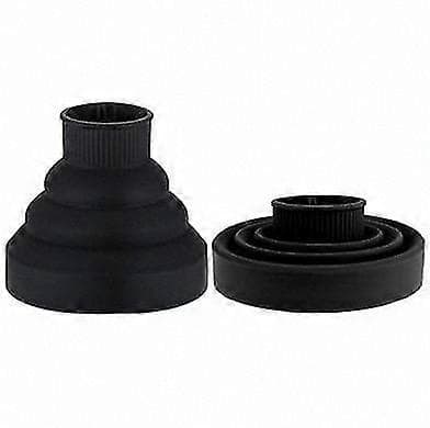 Universell sammenleggbar hårfønerdiffuser for krøller og styling black
