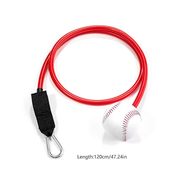 Baseboll Kastband Basebolltränare Träningsmotståndsband Baseboll Kastträningsband Utrustning Gul Red