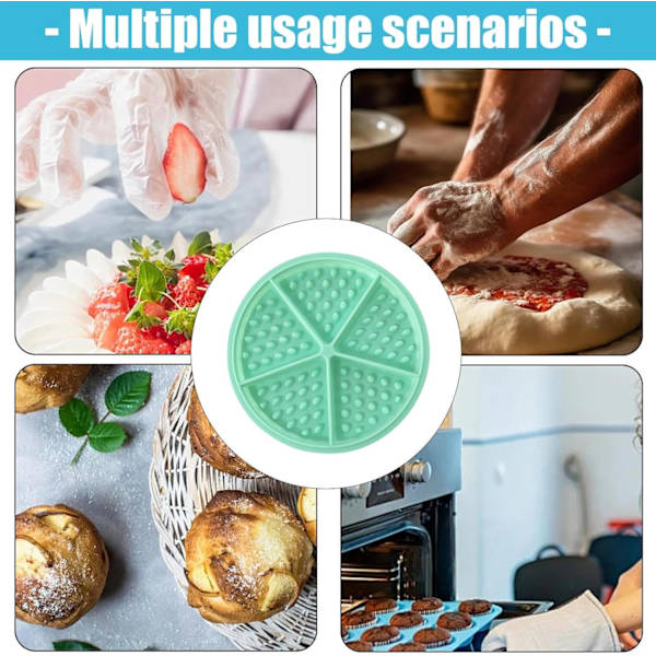 Vaffelform - Non-stick bagepladeform | Cookie Chokolade Maker, Non-stick bagepladeform, Vaffeljern Silikoneform til Mint Green