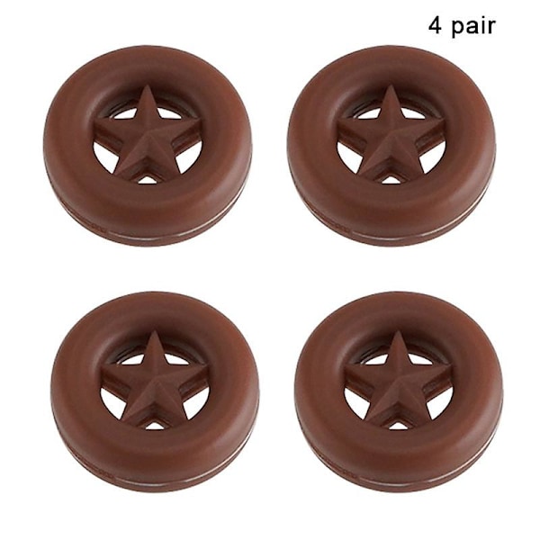 1/4 Par Silikon Glasögon Halkskydd Mjuka & Mini Glasögonhållare Ögonbärande Tillbehör för Alla Åldrar Purple 1pair