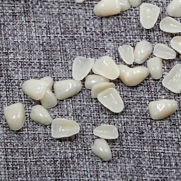 50 st Tandprovisoriska Kronor Resin Porslinsmaterial Främre Tänder Molarer as show