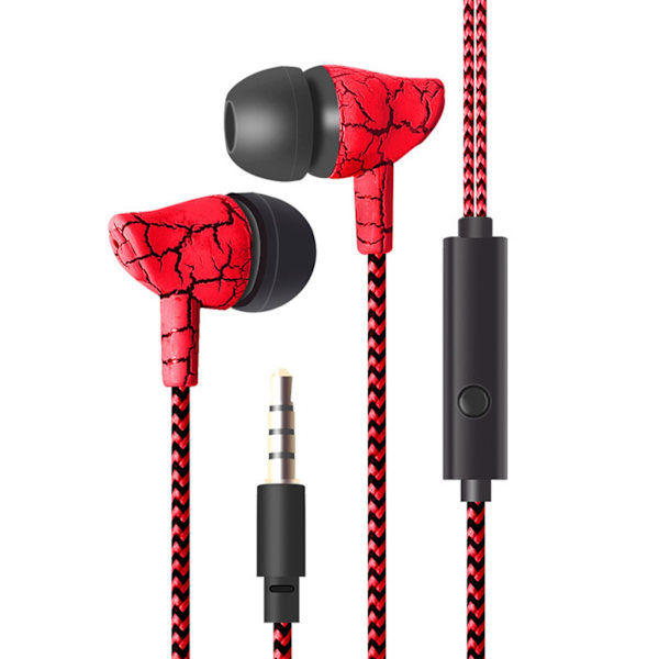 Hörlurar med mikrofon, in-ear-hörlurar, trådbunden volymkontroll green One-size