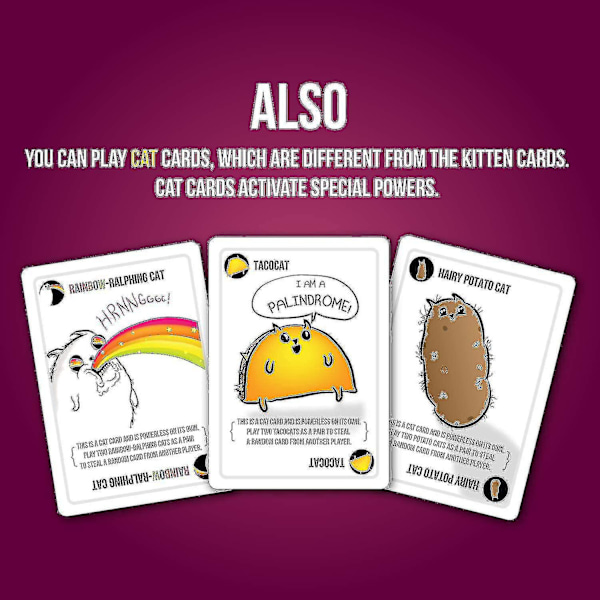 2024 Bästsäljande Exploding Kittens-paket, Kortspel för Vuxna, Tonåringar och Barn, Roliga Familjespel GS