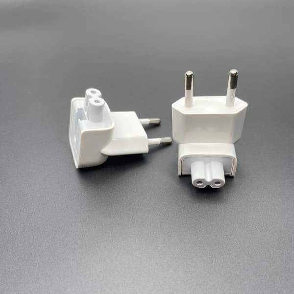 Rejseadapter kompatibel med Apple MacBook - EU-stik Hvid
