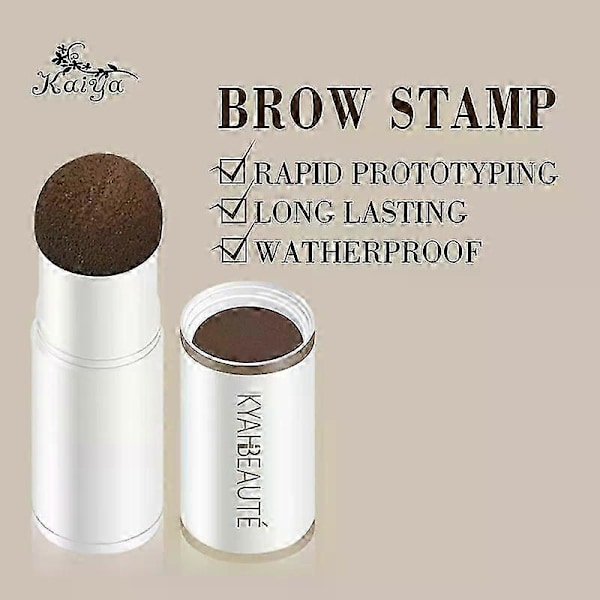 Ögonbrynsmallar, Ögonbrynsstencilkit Perfekta Ögonbryn Vattentäta & Långvariga brown