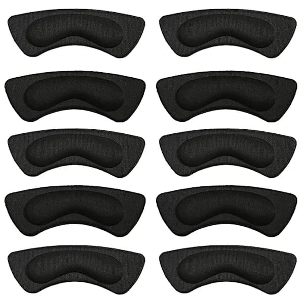 Hælputer / gnagsårputer 10-pakning - Velg farge black
